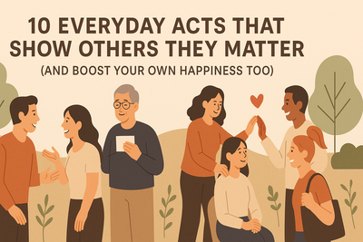 10 Everyday Acts That Show Others They Matter (And Boost Your Own Happiness Too)